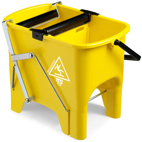 Secchio per mocio Squizzy giallo da 15 Lt.