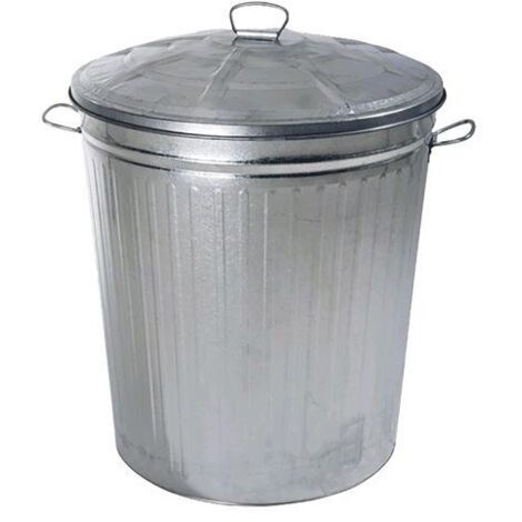 Secchio raccoglicenere 18 lt in lamiera zincata con coperchio cenere camini stufe termocamini