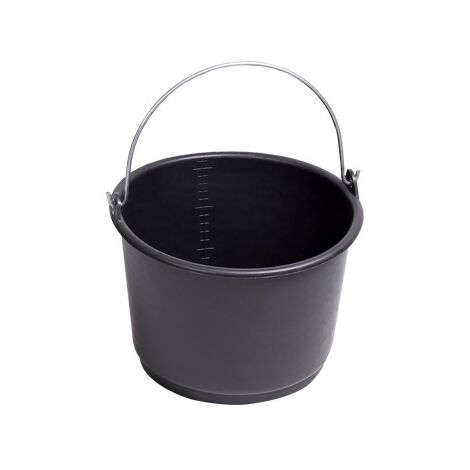 Secchio Secchi Per Agricoltura 16Lt In Plastica Nera 33Cm Altezza 23Cm 1Pz