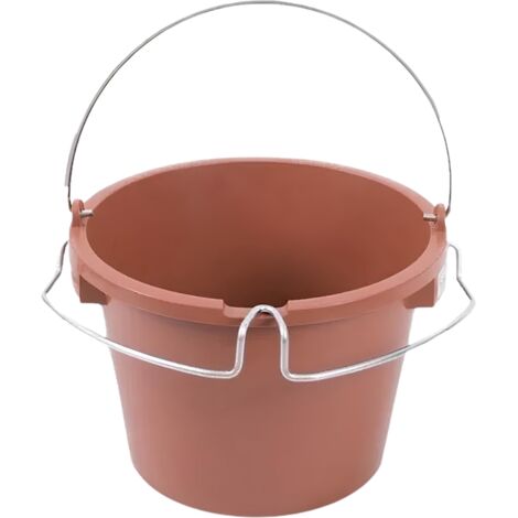 Secchio supporto porta attrezzi manico in acciaio 27 lt. utensili