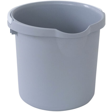SECCHIO TONDO 10L D.31XH27CM GRIGIO