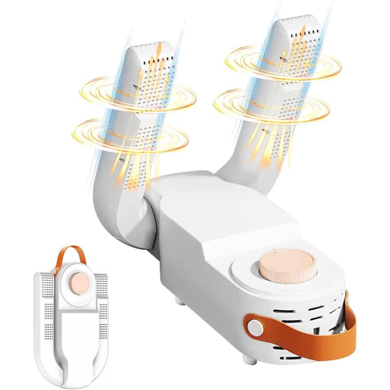 Seche Chaussure Electrique, Seche Chaussure avec Minuterie, Sèche-Chaussures Pliable, Chauffe-Chaussures et Bottes, pour Sécher Les Chapeaux, Les