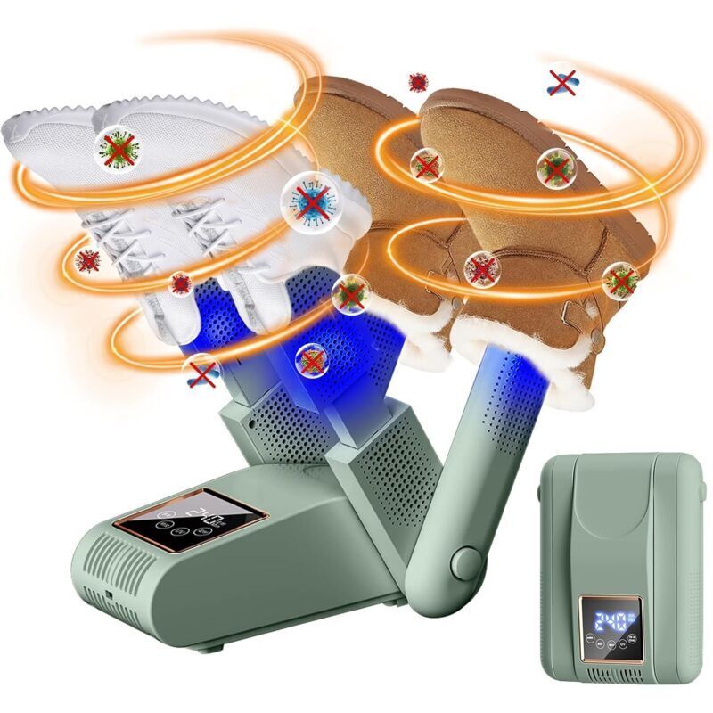 Seche Chaussure Electrique,Seche Bottes,Sèche-Gants,support réglable à 180°, minuterie intelligent