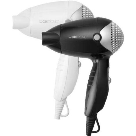 Sèche-cheveux 1200W Clatronic couleur aléatoire blanc/noir HT 3393