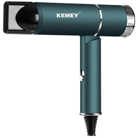 Sèche cheveux de famille de voyage Pliable 3 mode vitesse Air Curler amovible Vert