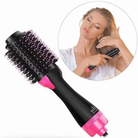 Sèche-cheveux et fer à friser 2 en 1 1000 W - 3 vitesses - 3 températures - Ioniseur d'air