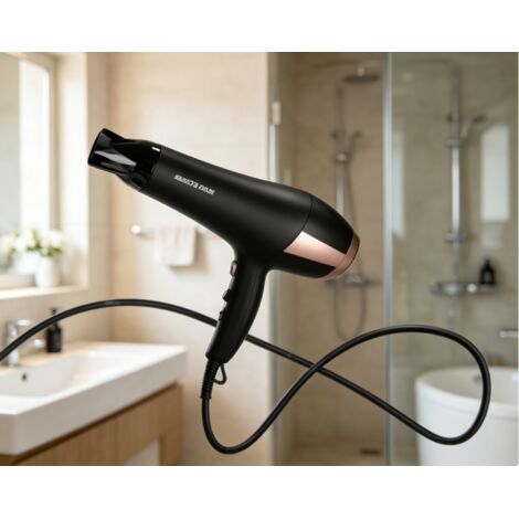 Sèche-cheveux ionique à ions négatifs, puissance 2400W, séchage rapide et silencieux, multi-réglages de température et de vitesse, appareil pratique et confortable pour utilisation domestique
