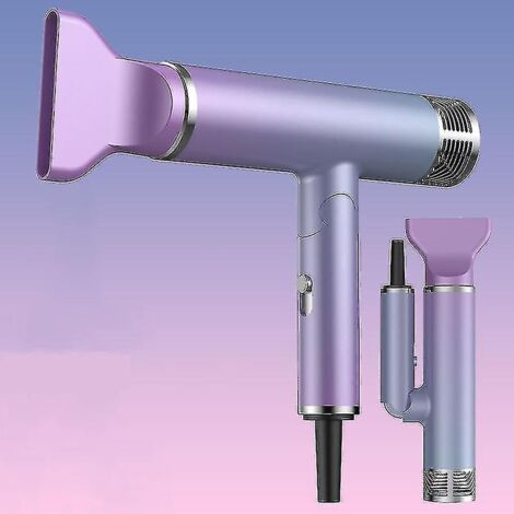 Sèche-cheveux ionique puissant 1800 W pour salon de coiffure à domicile - Violet