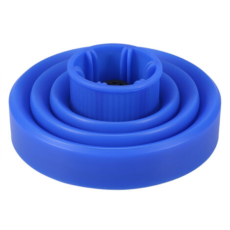 Sèche-cheveux pliable professionnel avec diffuseur pour coiffure et mise en forme (Bleu)