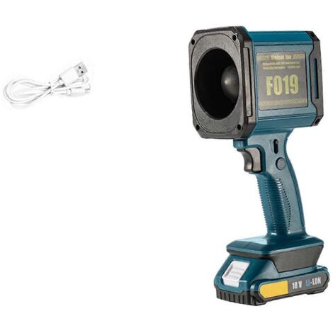 Sèche-cheveux portable haute puissance Violent Turbo Fan pour extérieur, bleu