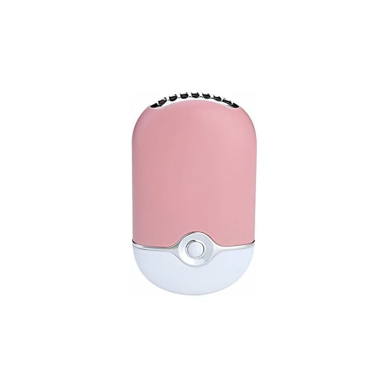Linghhang - Sèche-cheveux portable - Rose, batterie Li-ion Mini ventilateur intégré de bureau Ventilateur de climatiseur rechargeable usb - pink
