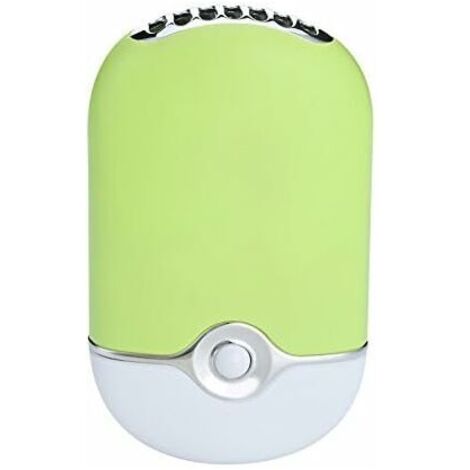 Sèche-cheveux portable - Vert, Autre batterie Li-ion Ventilateur intégré de bureau Ventilateur de climatiseur rechargeable USB