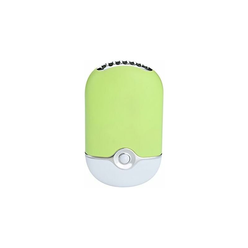 Linghhang - Sèche-cheveux portable - Vert, batterie Li-ion Mini ventilateur intégré de bureau Ventilateur de climatiseur rechargeable usb - green
