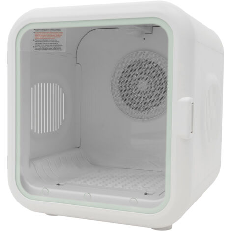 Sèche-cheveux pour chats et petits chiens 62 L, sèche-cheveux automatique ultra silencieux 35 dB, séchage complet à 360°, base amovible, avec éclairage et lucarnes, blanc