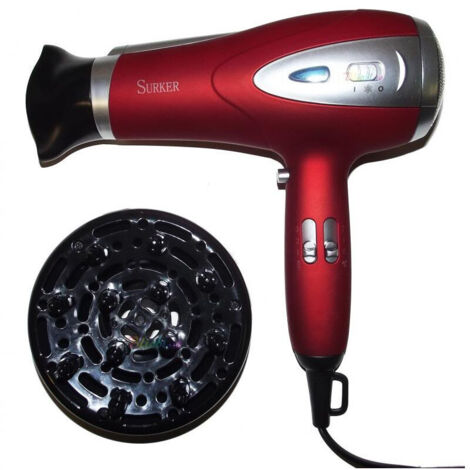 Sèche-cheveux Professionnel Sèche-cheveux Ionisant Sèche-cheveux 2200 Watts
