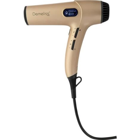 Seche-cheveux - SAINT ALGUE - Demeliss PRO SERIES - Diffuseur - Silencieux - Gold