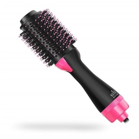 sèche-cheveux volumisant professionnel, lisseur, sèche-cheveux, brosse à Air chaud, sèche-cheveux Uk PlugBlack with box -LR3092