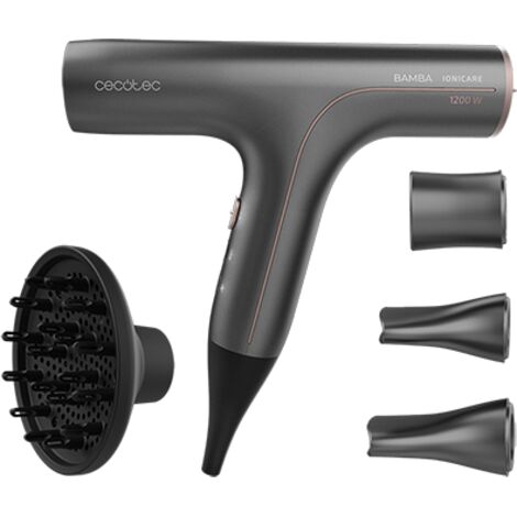 Sèche-cheveux withdigital motor withreal ions, Extreme Protect and self-cleaning function withdiffuser.