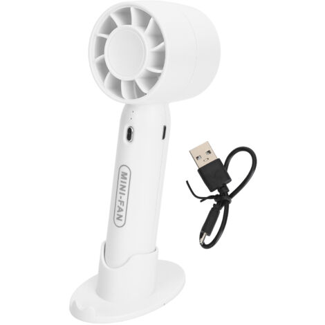 Sèche-cils portable rechargeable 3 vitesses - Ventilateur silencieux pour extensions de cils - Blanc