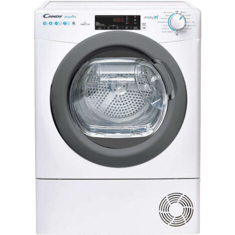 Sèche-linge Candy Smart Pro 10 Kg - Condensation - Classe B - Connecté Wi-Fi - Noir - Silencieux 68 DB