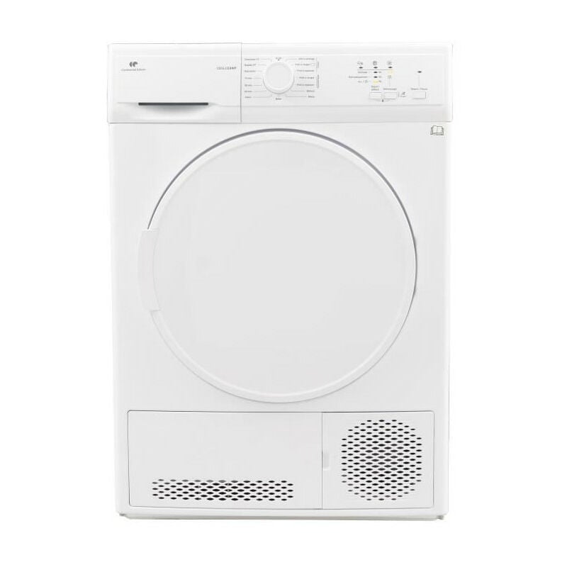 Continental Edison - Sèche-linge à condensation CESLCE8WP1 - 8 kg - L59,6cm - Blanc - Classe b