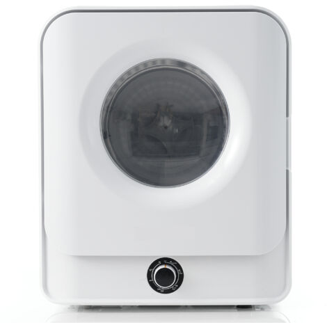 Sèche-linge à évacuation, capacité de 3 kg (jusqu'à 4,5 kg en réalité), acier inoxydable, 830 W, filtration multiple, 5 programmes, protection contre la surchauffe, fixation murale