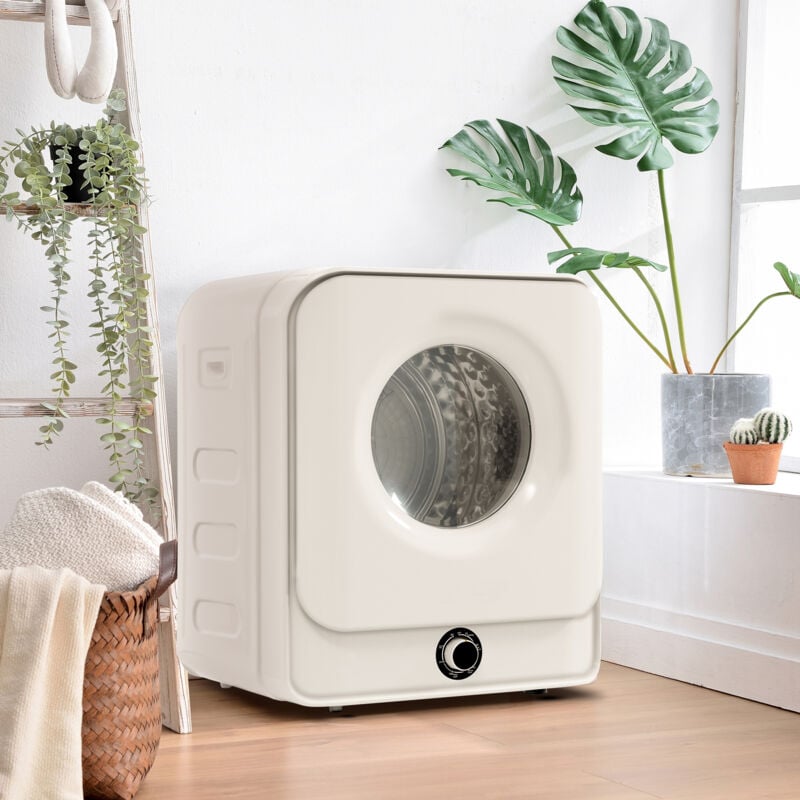 Neche - Sèche-linge à gaz d'échappement 830w, Séchoir Acier Inoxydable Mural 4.5kg, Multi Filtration, Protection Contre la Surchauffe