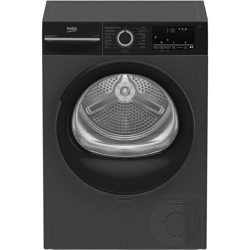Beko – Sèche-linge 8 kg à pompe à chaleur – Classe énergétique A++ – Niveau sonore 64 dB – Dimensions 84,6x59,8x54,5 cm - D34H28393A