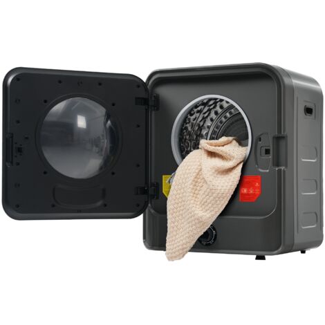 Sèche-linge compact 3 kg mural inox, 5 programmes, séchage efficace, filtration multiple, gain de place