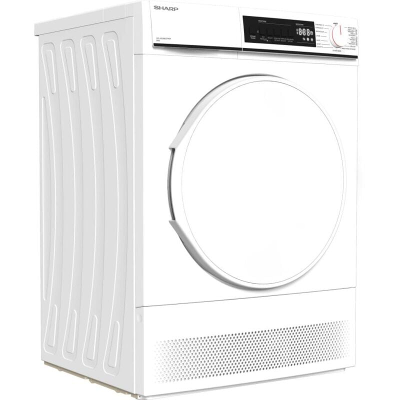 Sharp - Sèche-linge frontal KDNCB7S7PW91