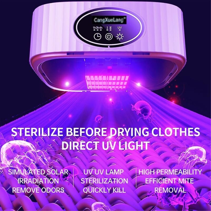 Sèche-linge électrique pliable, étendoir intelligent, séchoir suspendu, sèche-linge de voyage portable à air chaud