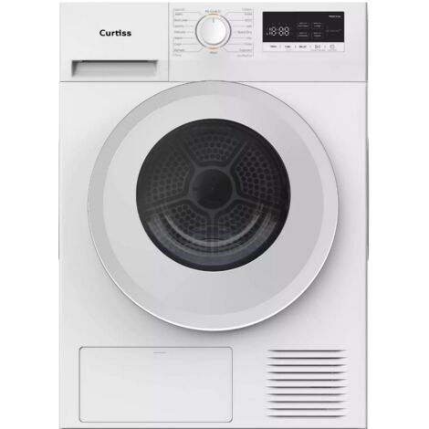 Sèche-linge pompe à chaleur 60cm 8kg blanc - Curtiss - MSLP80E