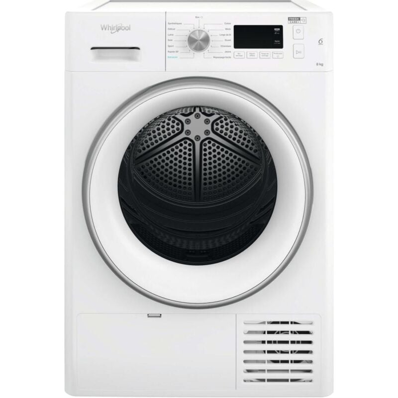 Whirlpool - Sèche-linge frontal FFTM1182WSFRR