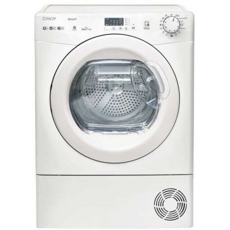 Sèche-linge pompe à chaleur Candy CS EH9N2LE-S 9 kg Blanc Bac EasyCase