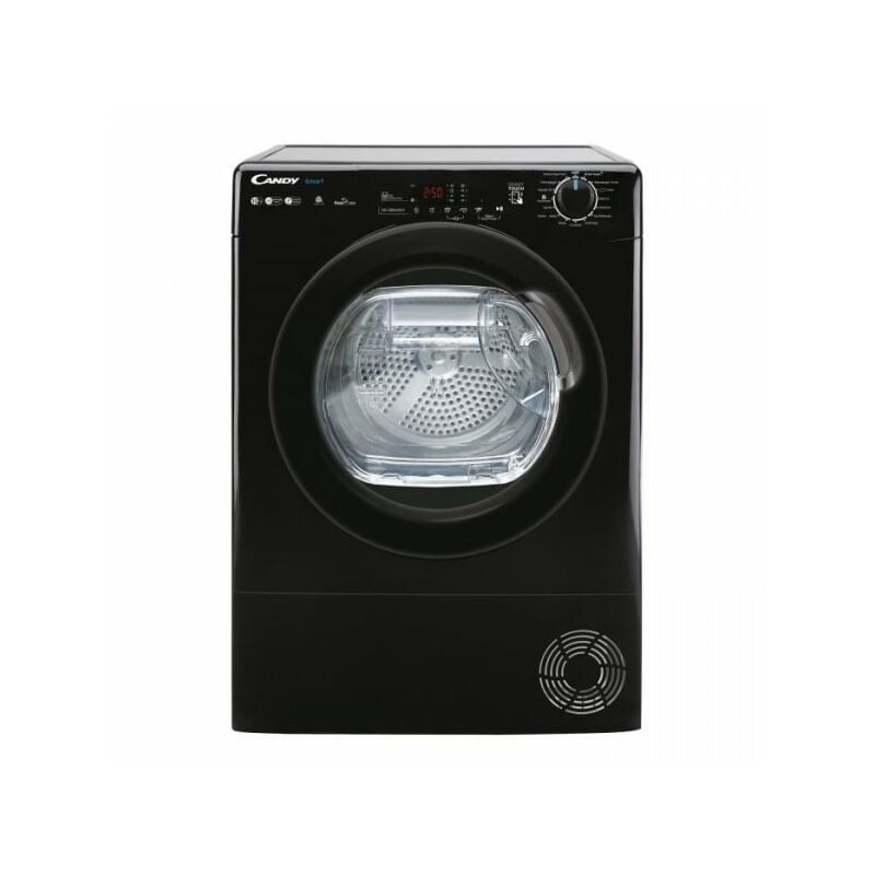 Candy - Seche-linge pompe a chaleur CSEH10A2DBEBX-47 Smart - 10 kg - Bac EasyCase - Classe a++ - Connecté - Noir