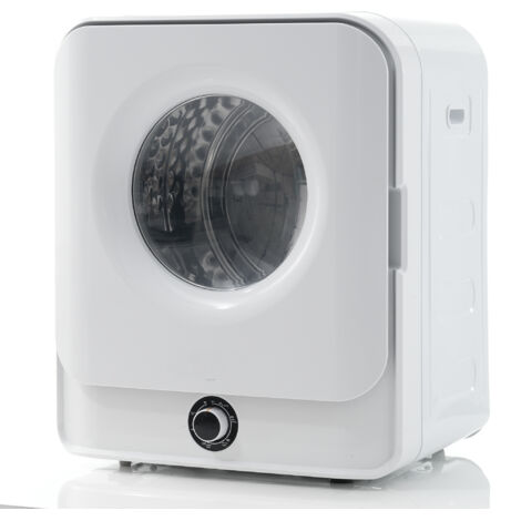 Sèche-linge ventilé 4,5 kg, mini sèche-linge portable 830 W, sèche-linge électrique compact pour la maison, filtration multiple, 5 programmes