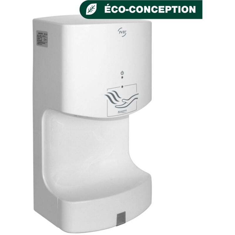 Sèche-Mains Airwave blanc - Matériel professionnel - JVD