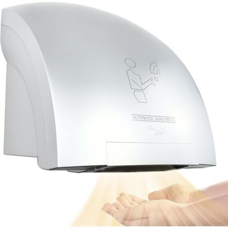 Sèche-mains commercial pour salle de bain à domicile, sèche-mains à induction entièrement automatique pour toilettes murales et bureaux, 220 V 1800 W