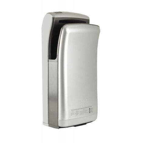 Sèche-mains Vitech automatique à double jet d'air gris 1800W Séchage rapide