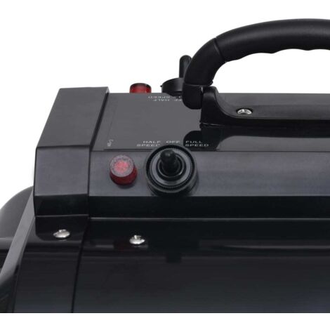 Sèche-poils à double moteur pour animaux de compagnie Noir CFW953538