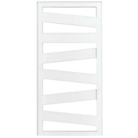 Radiateur sèche-serviettes eau chaude Kazeane couleur 743W horizontal 1661 mm / L 600 mm Acova KZ-170-060C (Blanc - 509 W - 1266 x 500 x 53 mm)