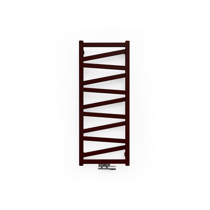 Sèche-serviette eau chaude noir de 1710mm de haut et 400mm de large - 531 Watt - VIP1710/400ZXN