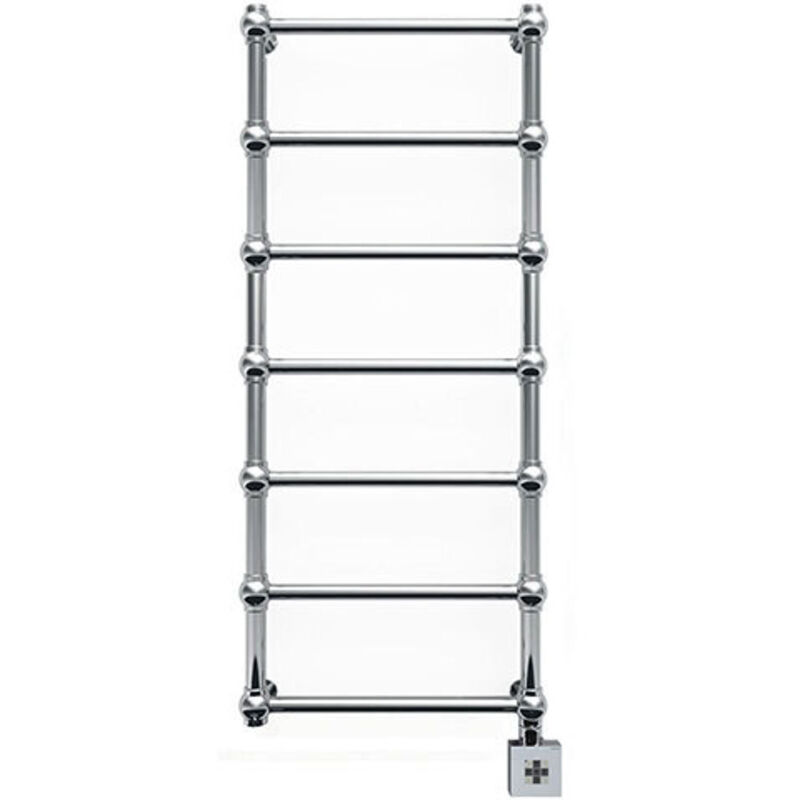 Sèche-serviette électrique chromé de 1170mm de haut / 504mm de large - 200 Watt - RET1170/504E8CRO