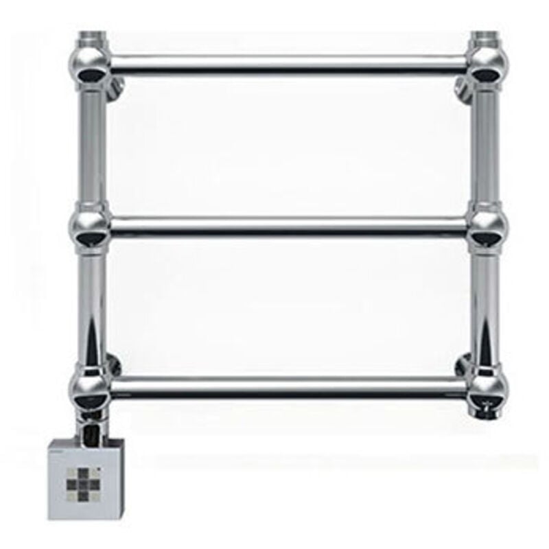 Sèche-serviette électrique chromé de 430mm de haut / 504mm de large - 100 Watt - RET430/504E1CRO