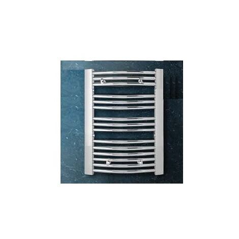 Seche serviette eau chaude acier chromé H800mm L600mm chauffage central 267W Andros RADSON AN0608CH