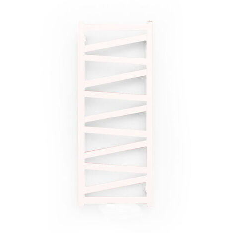 Sèche-serviette eau chaude blanc de 1470mm de haut et 400mm de large - 457 Watt - VIP1470/400SXB