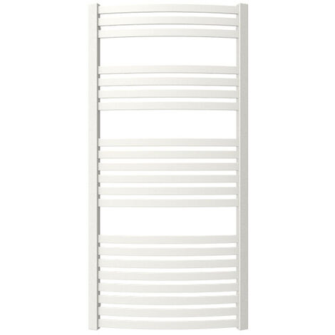 Sèche-serviette eau chaude blanc de 1760mm de haut et 400mm de large - 697 Watt - DEX1760/400SXB