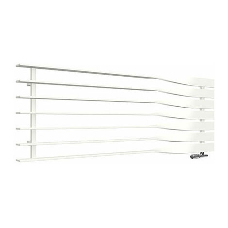 Sèche-serviette eau chaude blanc de 410mm de haut et 1000mm de large - 408 Watt - CYK410/1000HO8B