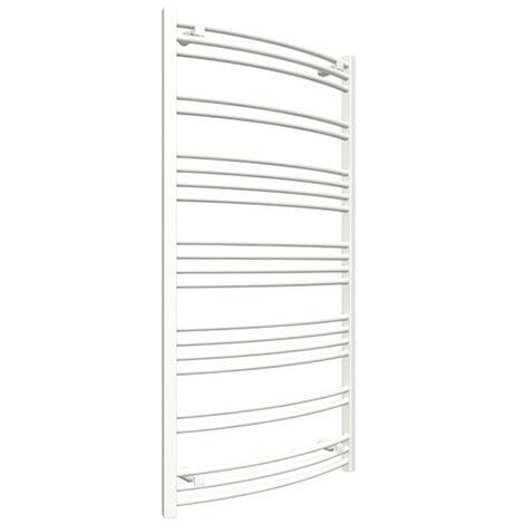 Sèche-serviette eau chaude blanc de 555mm de haut et 400mm de large - 193 Watt - JAD555/400SXB