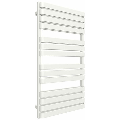 Sèche-serviette eau chaude blanc de 655mm de haut et 500mm de large - 460 Watt - WAR655/500TBZXB
